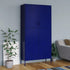 Lady Jillian -  Wardrobe Navy Blue 90x50x180 cm Steel